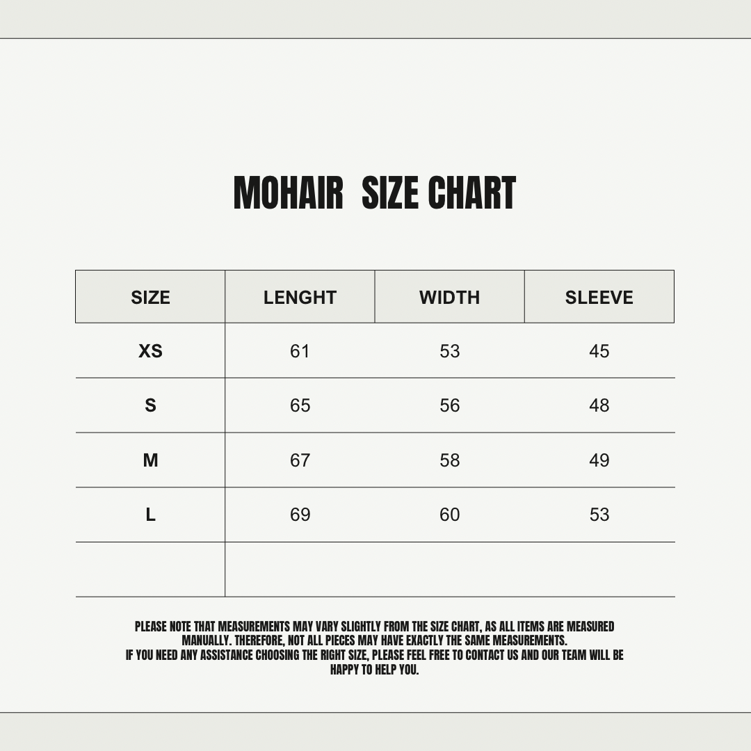 WHITE MOHAIR SWEATER