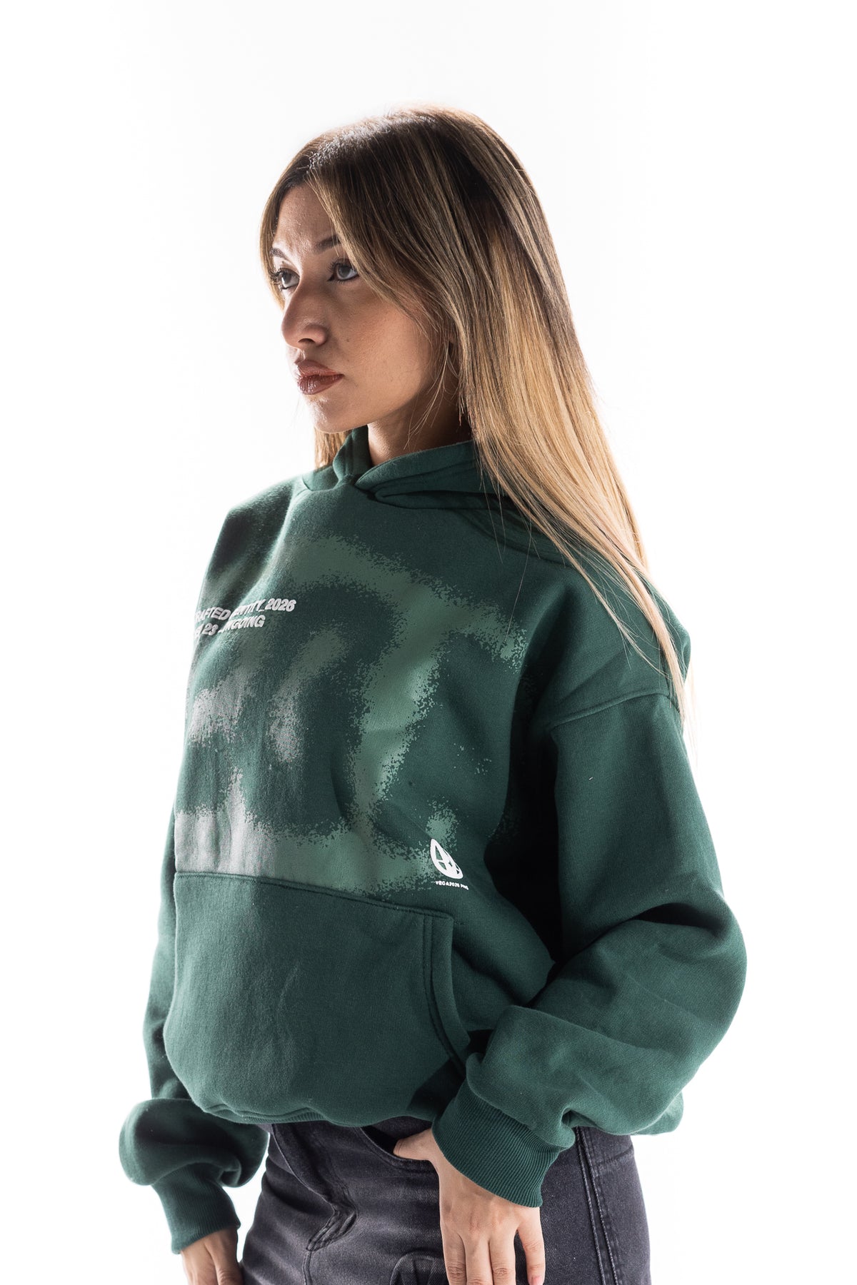 OLIVE SMOKEY HOODIE