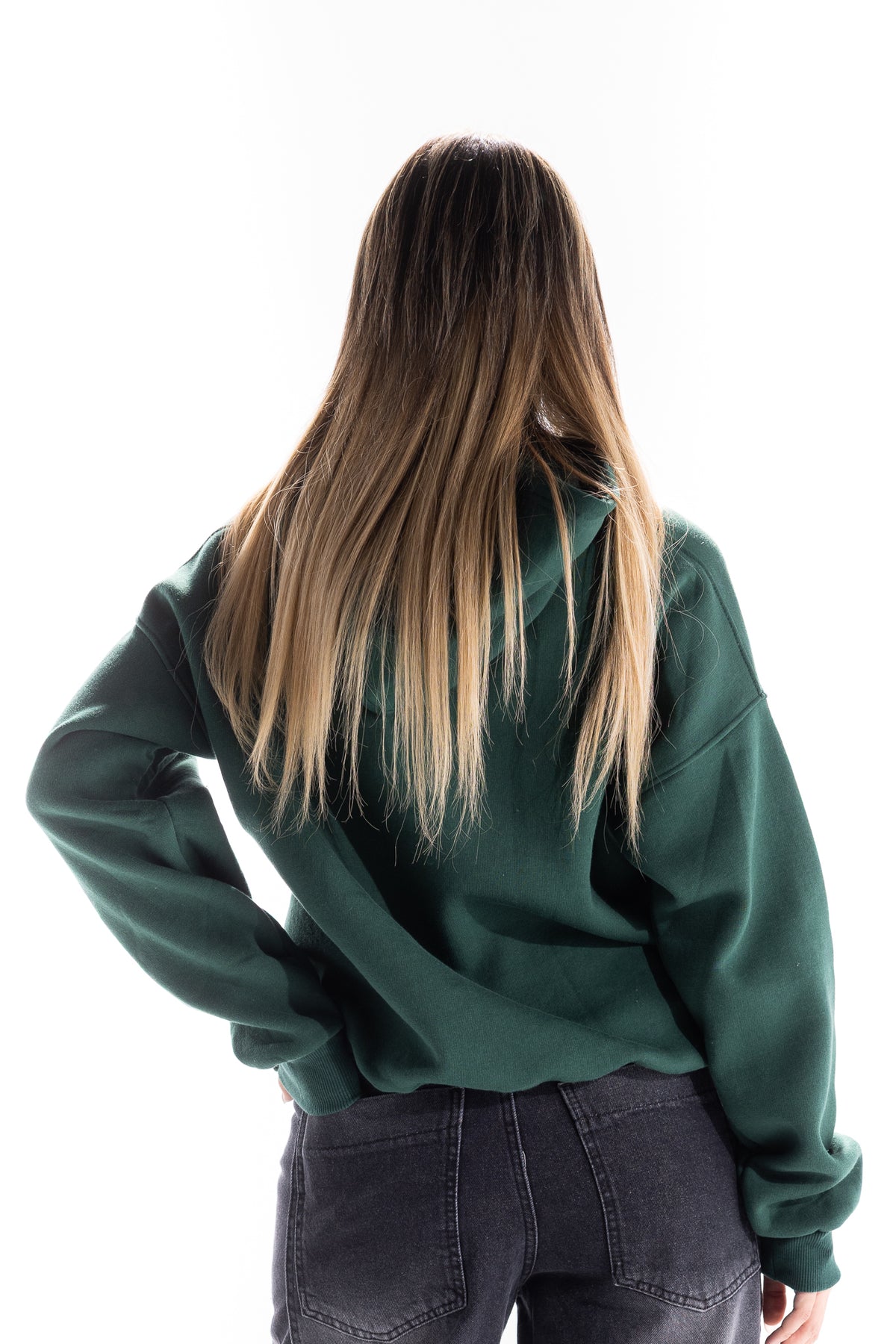 OLIVE SMOKEY HOODIE