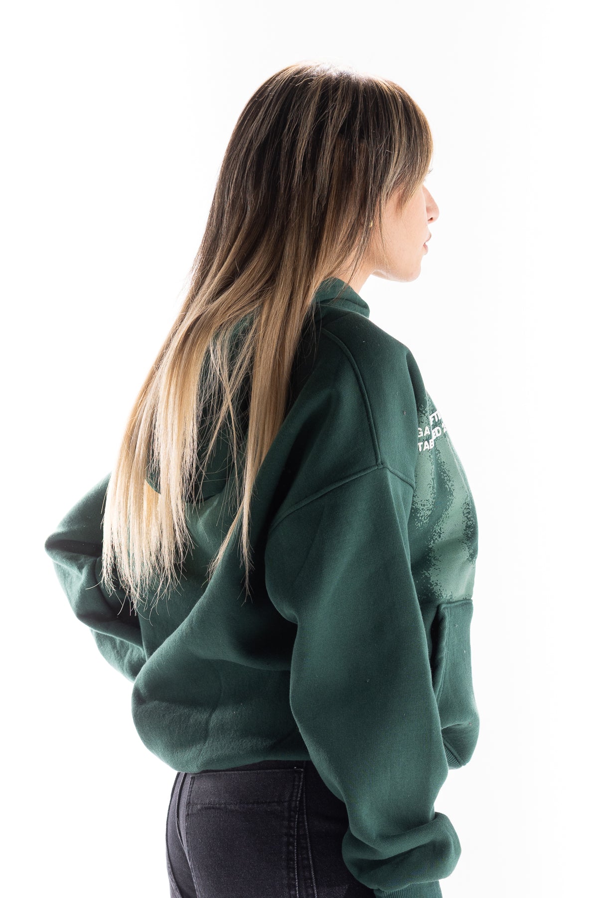 OLIVE SMOKEY HOODIE