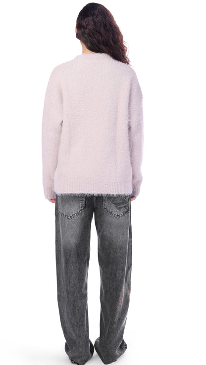 GREY MOHAIR SWEATER