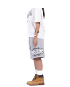 LIGHT GREY LEGEND SHORTS
