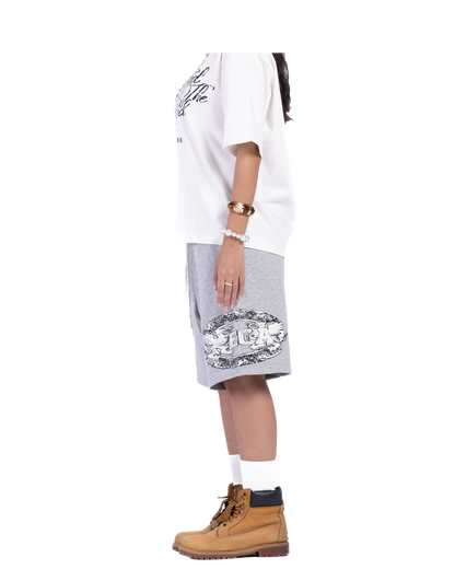 LIGHT GREY LEGEND SHORTS