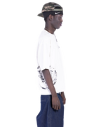 WHITE DISPLACED T-SHIRT