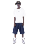 WHITE DISPLACED T-SHIRT