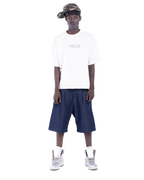 WHITE DISPLACED T-SHIRT