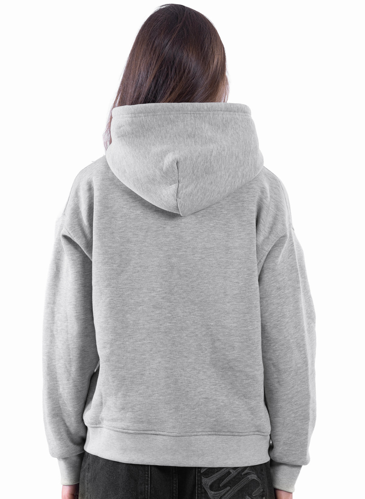 LIGHT GRAY VEGA TEXTURE HOODIE