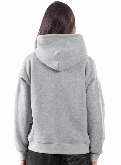 LIGHT GRAY VEGA TEXTURE HOODIE