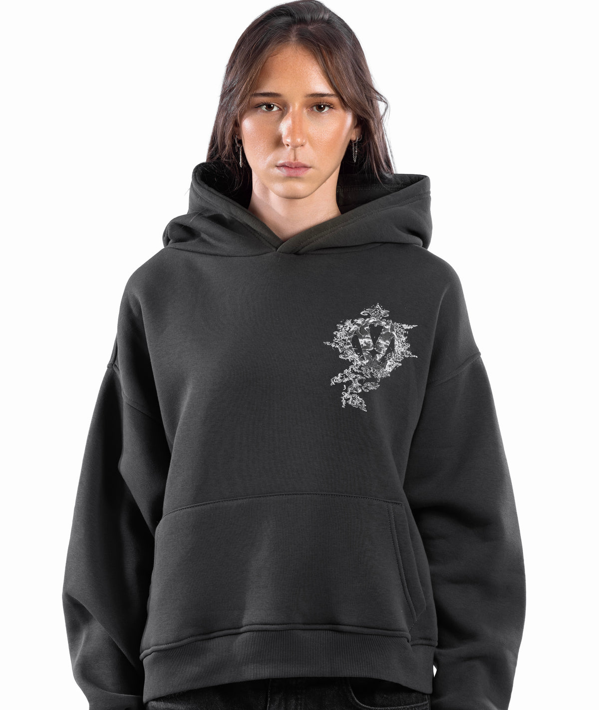 DARK GRAY ARCHIVE HOODIE