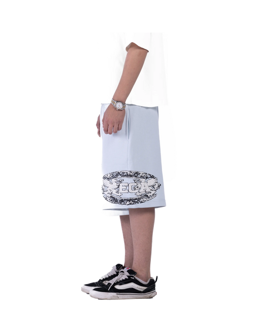 BABY BLUE CREST SHORTS