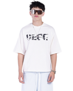 WHITE GLITCH MODE T-SHIRT