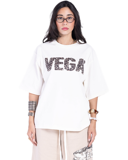 WHITE LEOPARD T-SHIRT
