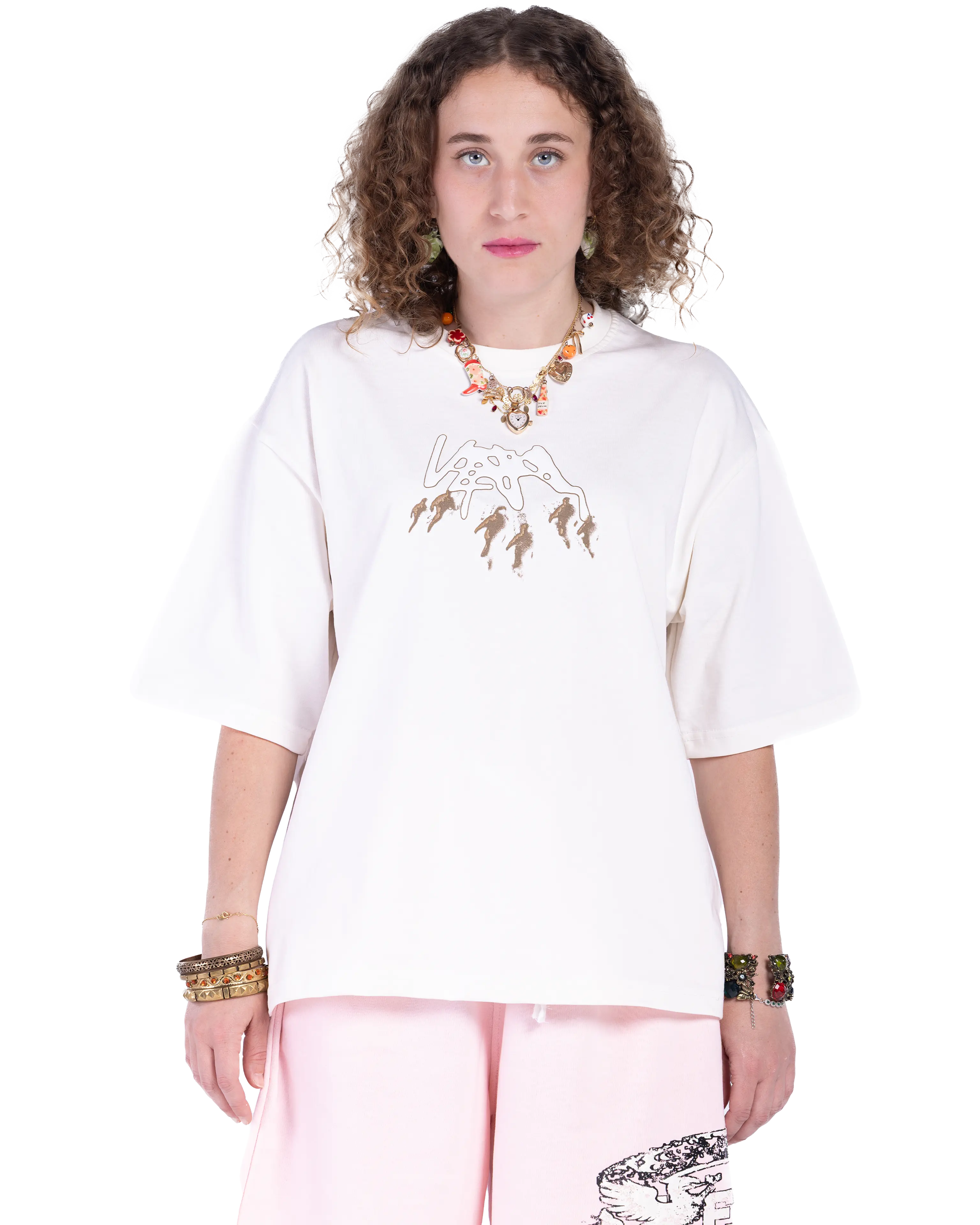 CREAM FALLOUT T-SHIRT