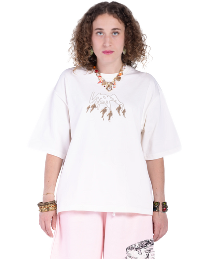 CREAM GHOST T-SHIRT