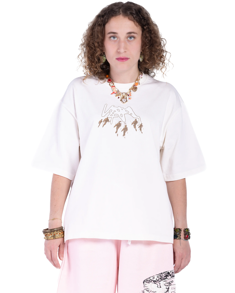 CREAM GHOST T-SHIRT