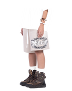 BEIGE LEGEND SHORTS