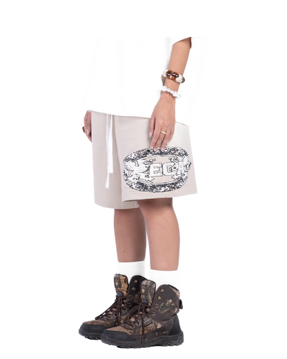 BEIGE LEGEND SHORTS