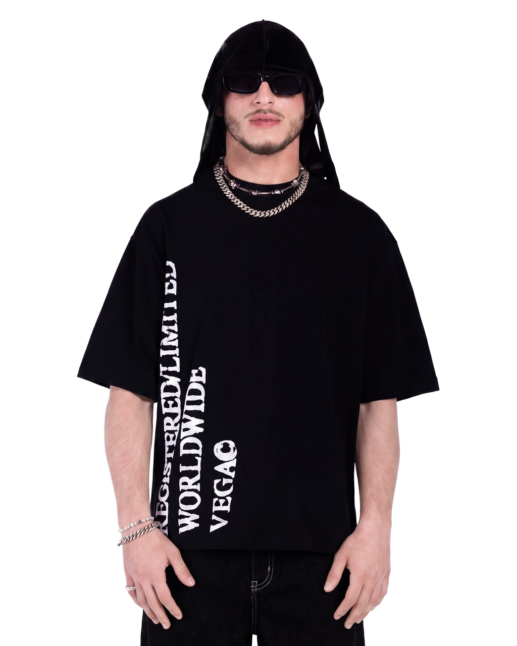 BLACK WORLDWIDE T-SHIRT