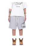 LIGHT GREY LEGEND SHORTS