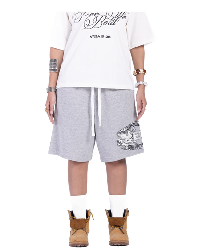 LIGHT GREY LEGEND SHORTS