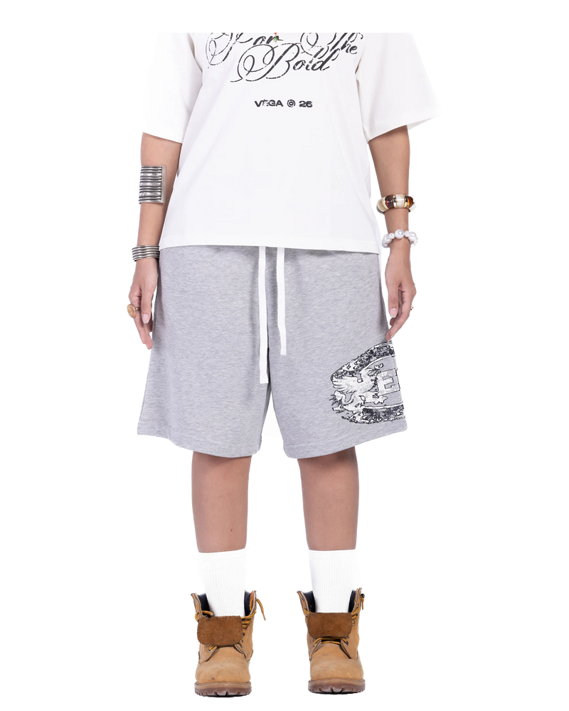 LIGHT GREY LEGEND SHORTS