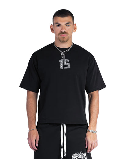 BLACK DISTRICT 15 TEE