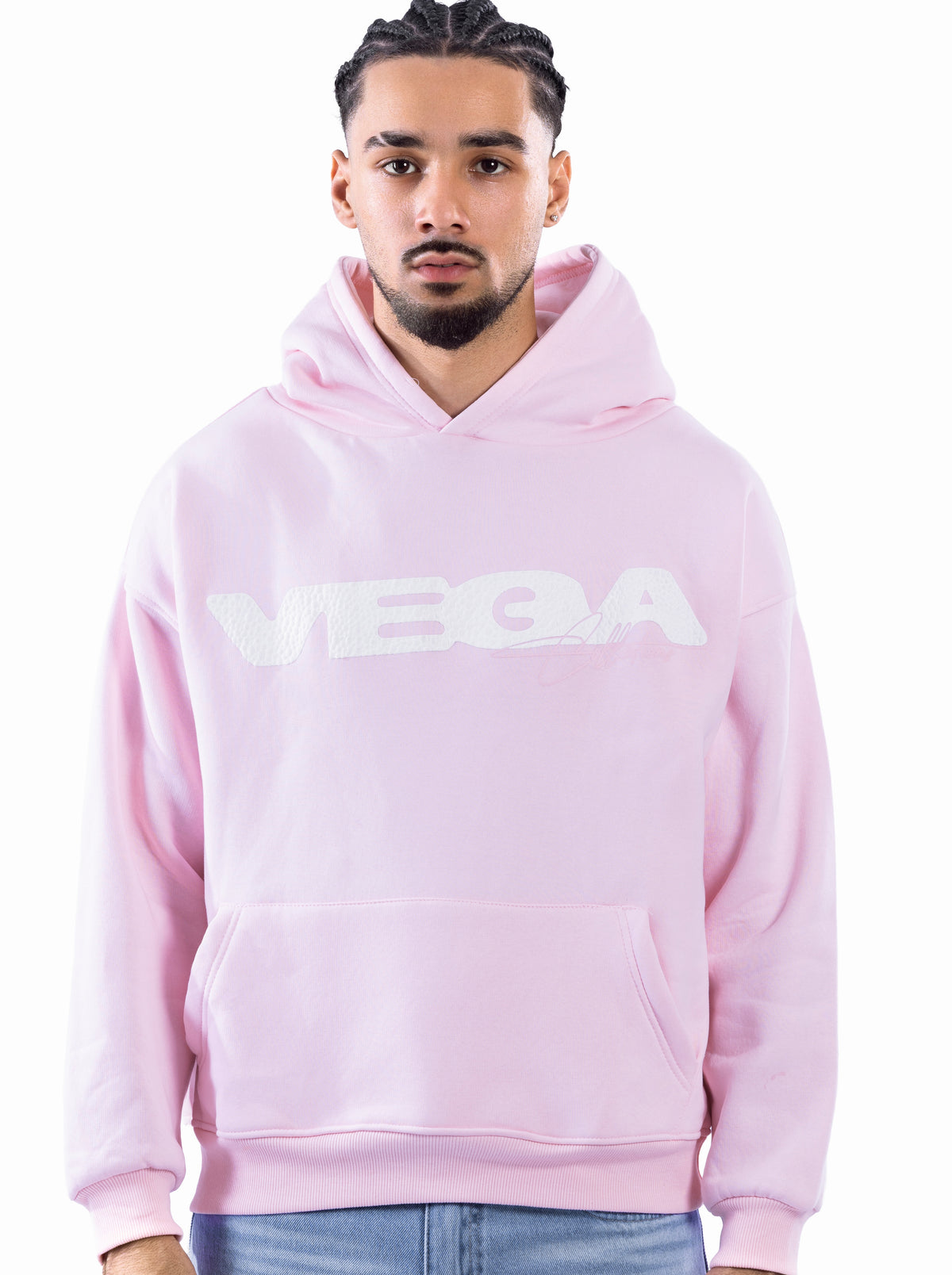 BABY PINK ATTUIDE HOODIE
