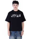 BLACK GLITCH MODE T-SHIRT
