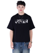 BLACK GLITCH MODE T-SHIRT