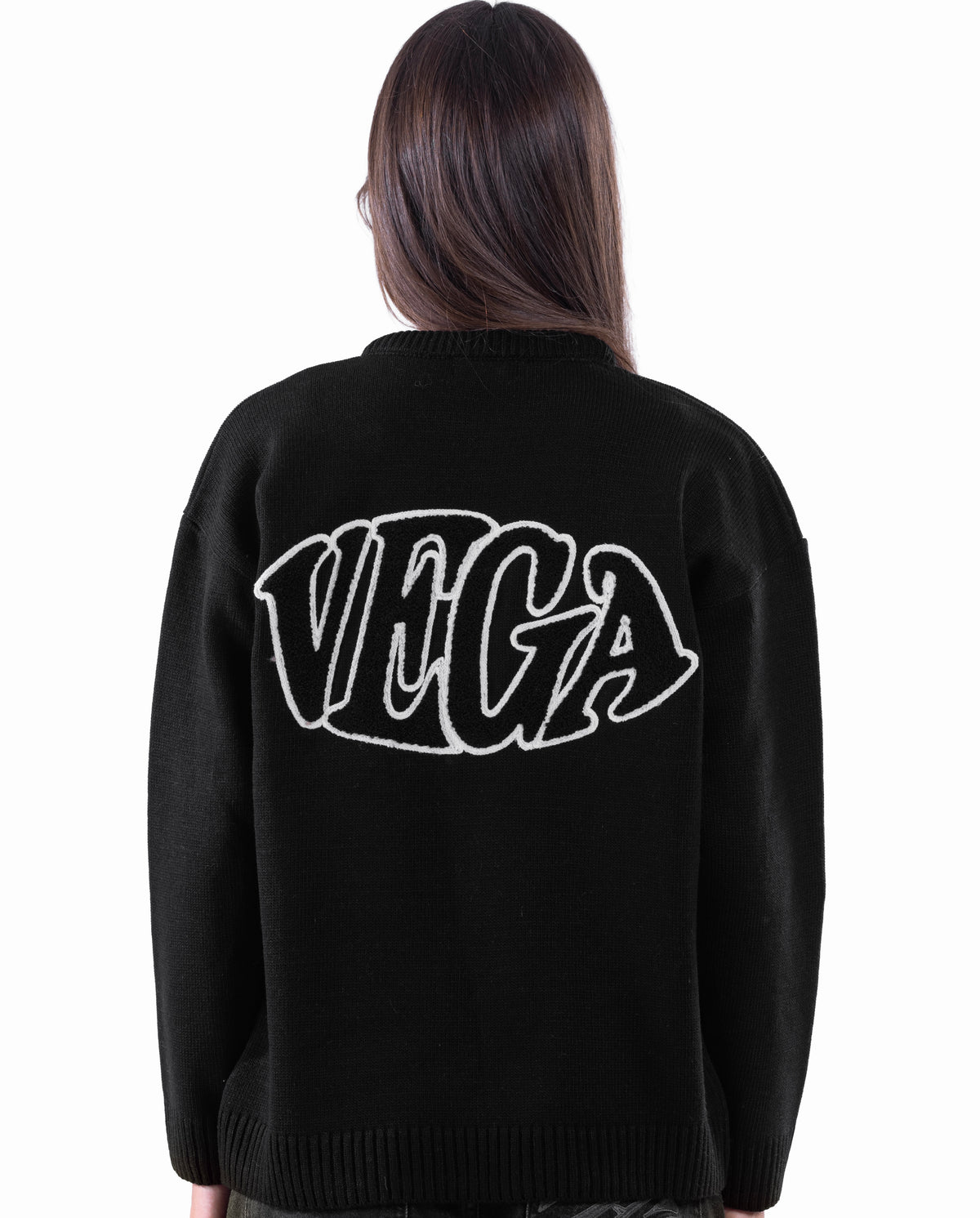 BLACK VEGA EMBLEM KNIT