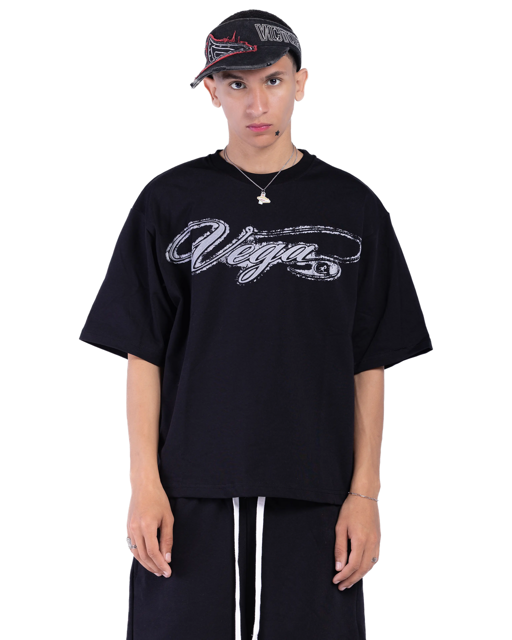 BLACK X  GREY RUSH T-SHIRT