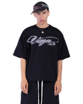 BLACK X  GREY RUSH T-SHIRT