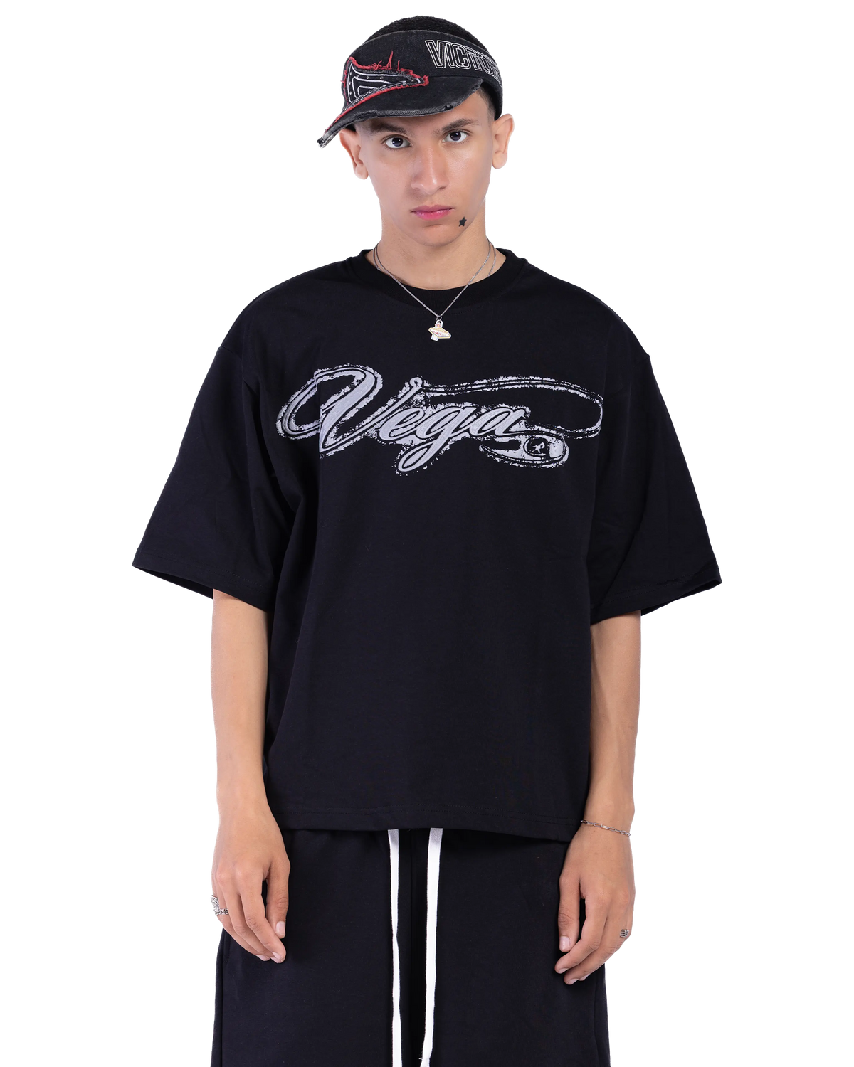 BLACK X  GREY RUSH T-SHIRT