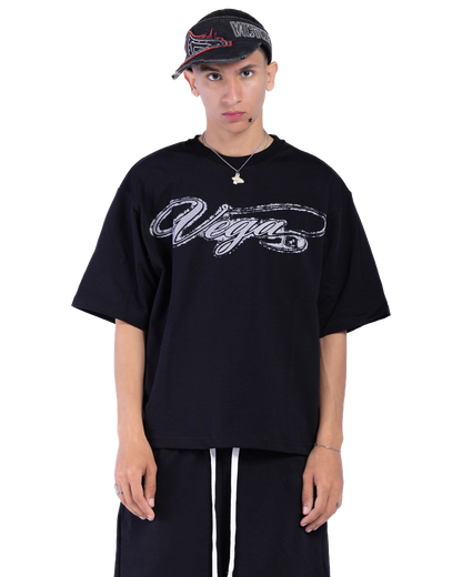 BLACK X  GREY RUSH T-SHIRT
