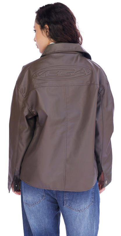 OLIVE JOE'S LEATHER JACKET