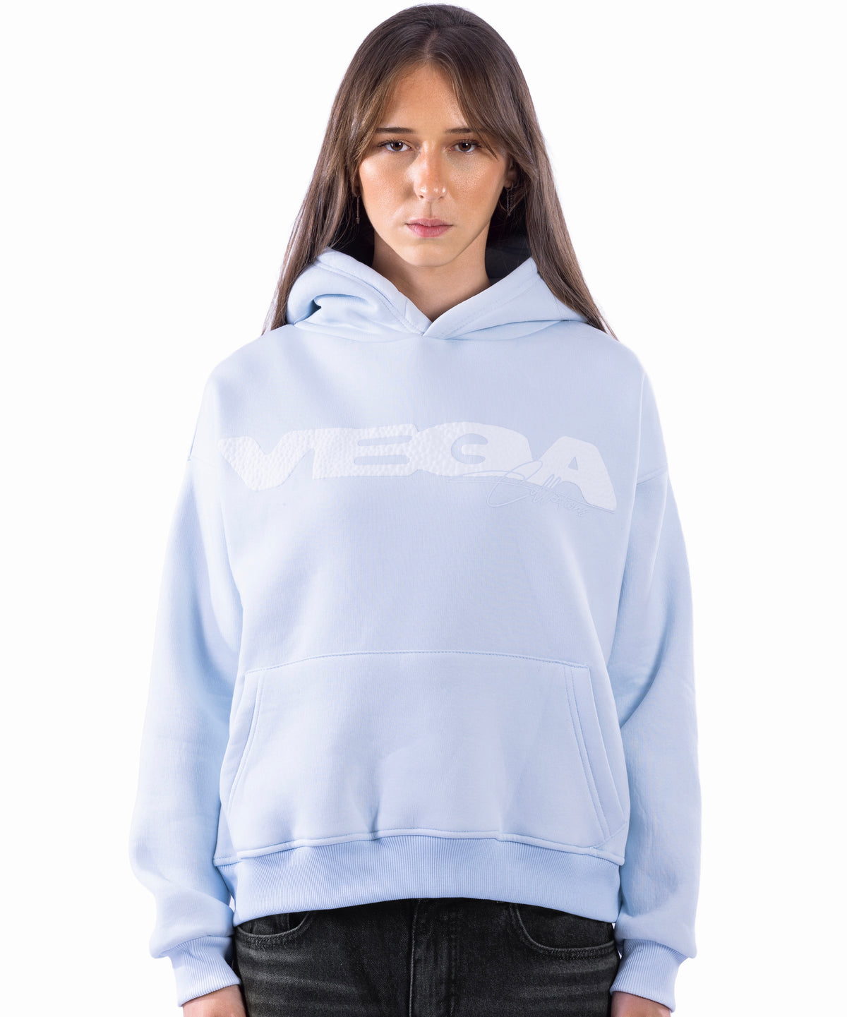 BABY BLUE VEGA COLLECTION HOODIE