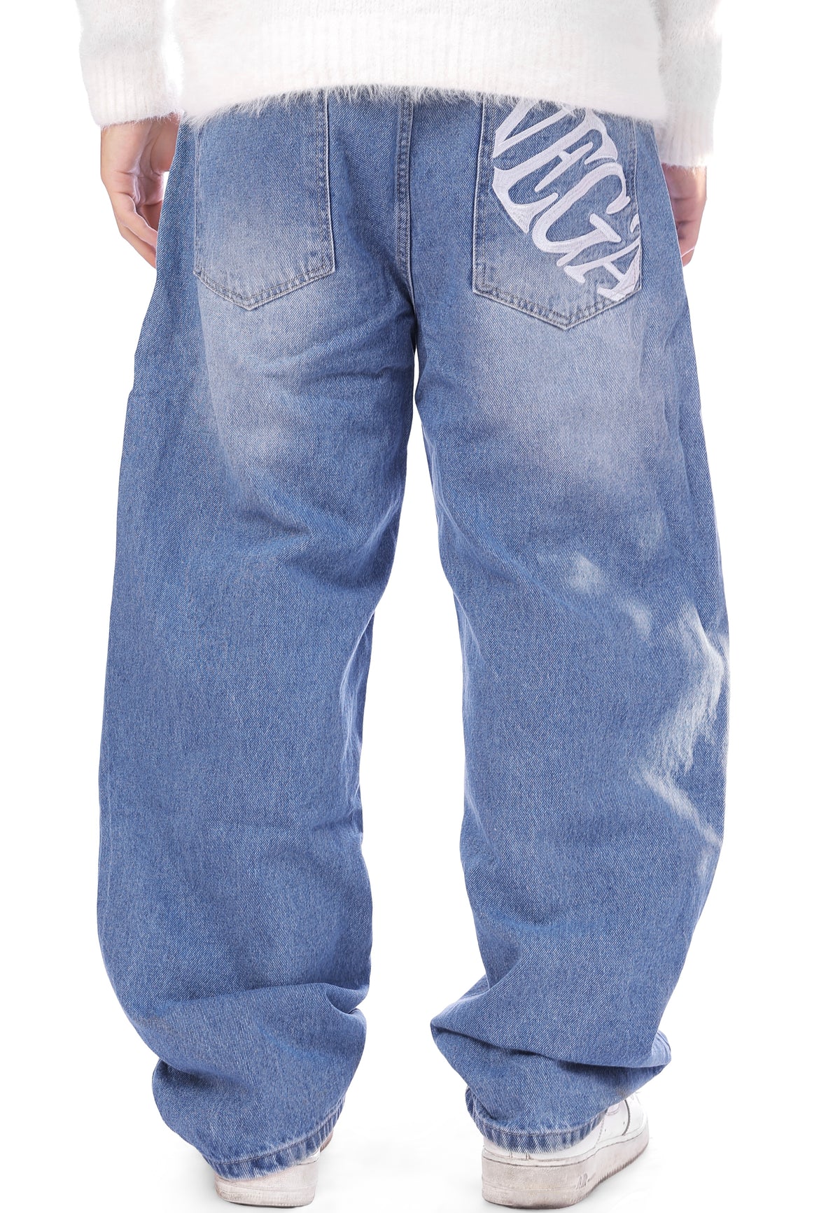 DARK BLUE BACKPOCKET JEANS
