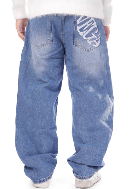 DARK BLUE BACKPOCKET JEANS