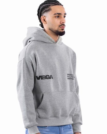 LIGHT GRAY VEGA SIGNATURE HOODIE