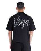 BLACK DOUBLE TEE