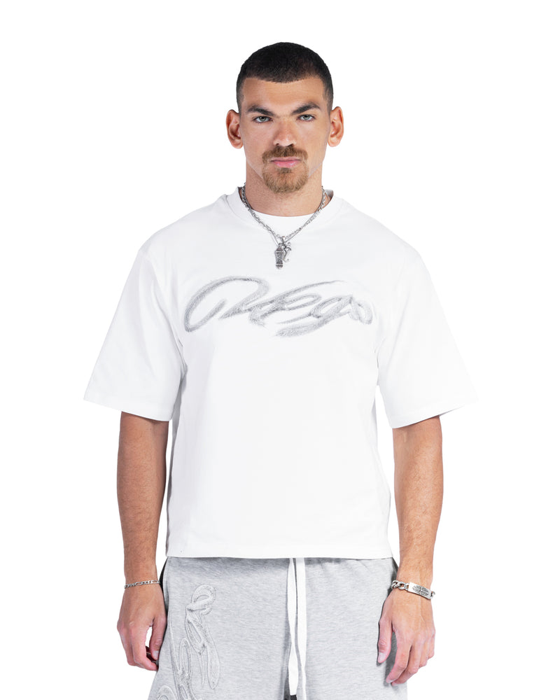 WHITE SIGNATURE TEE