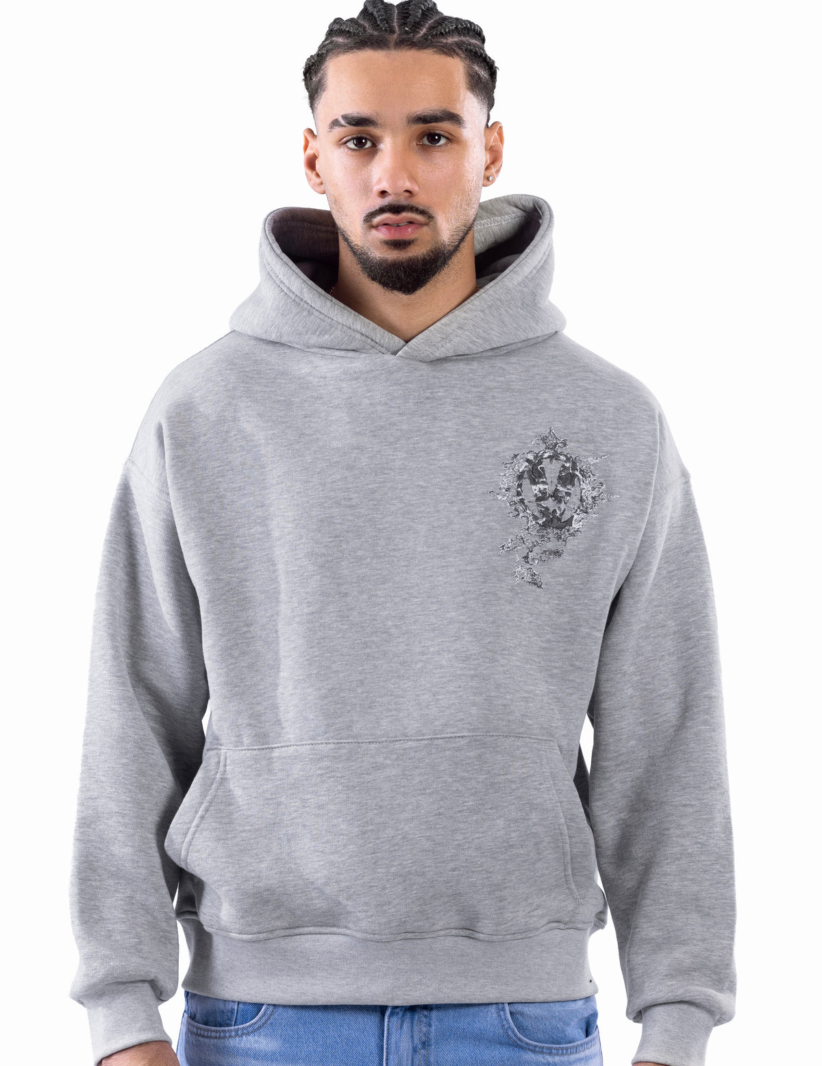 GRAY ARCHIVE HOODIE