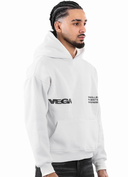 WHITE VEGA SIGNATURE HOODIE