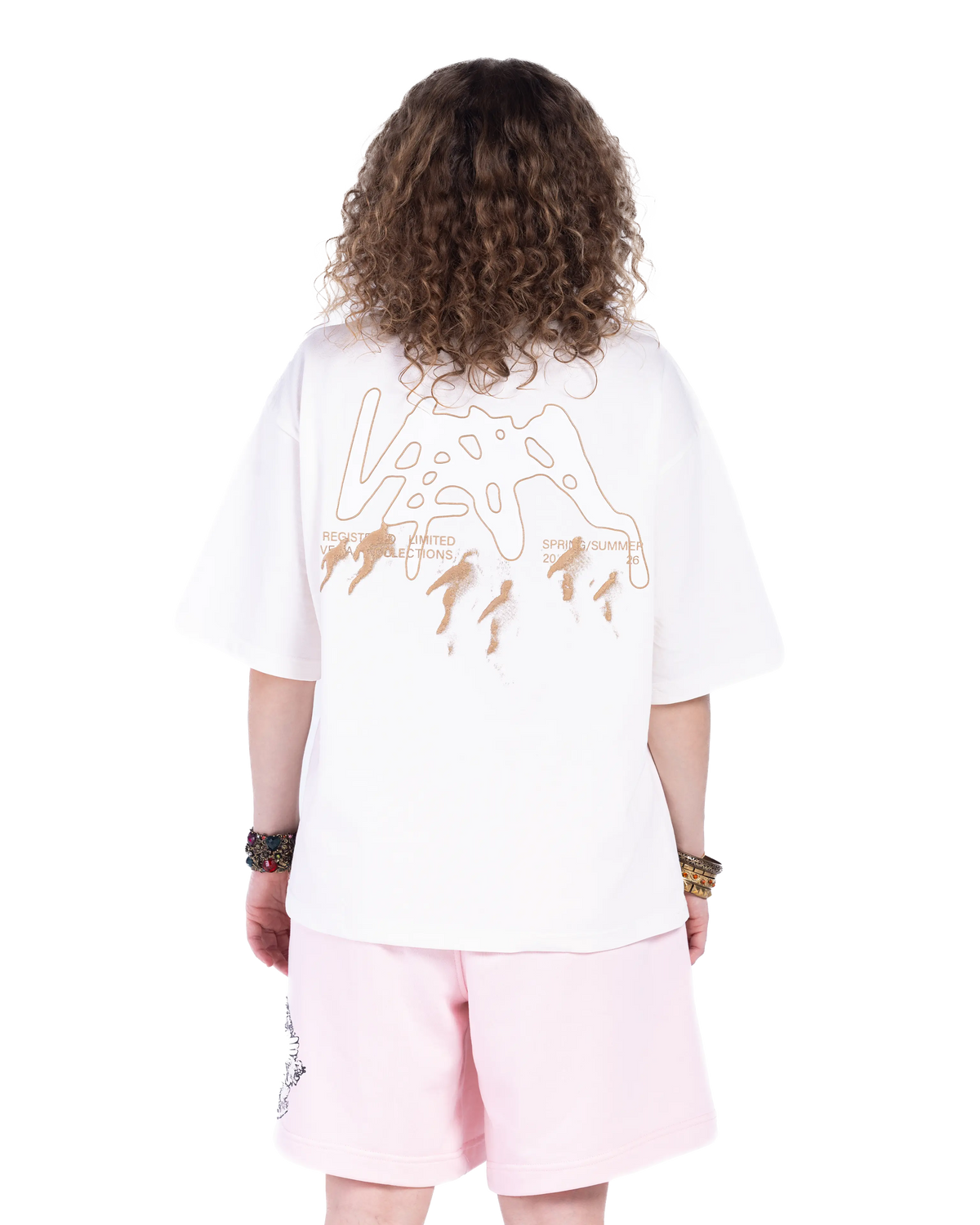 CREAM GHOST T-SHIRT
