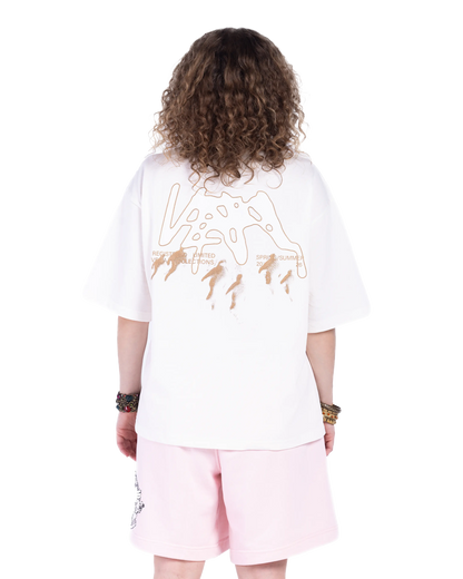 CREAM GHOST T-SHIRT