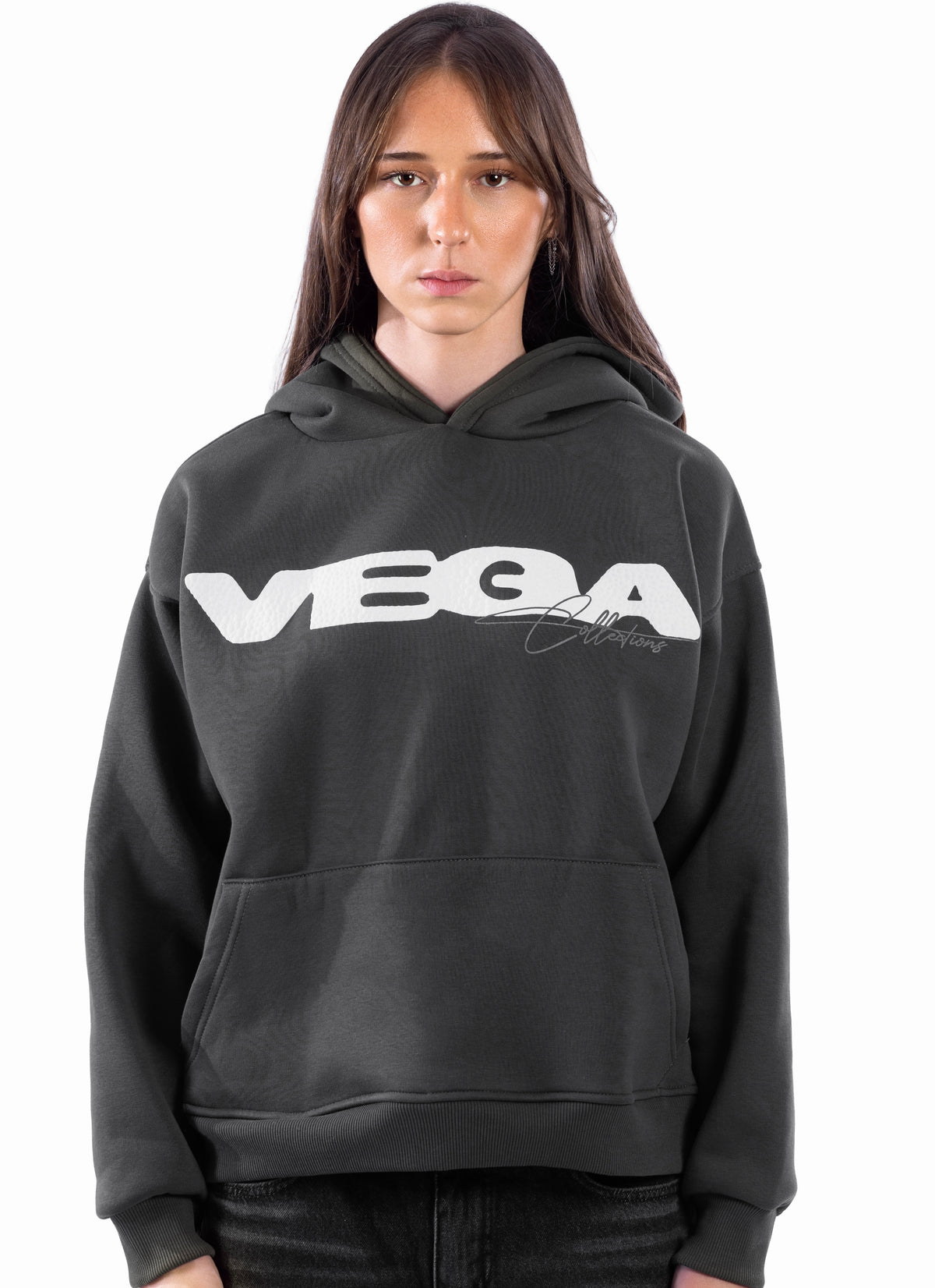 DARK GRAY VEGA COLLECTION HOODIE