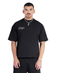 BLACK DOUBLE TEE