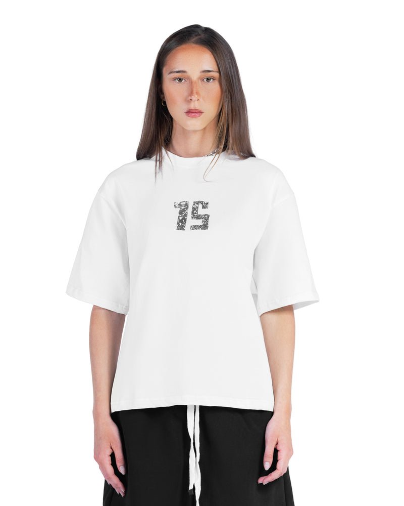 WHITE DISTRACT 15 TEE