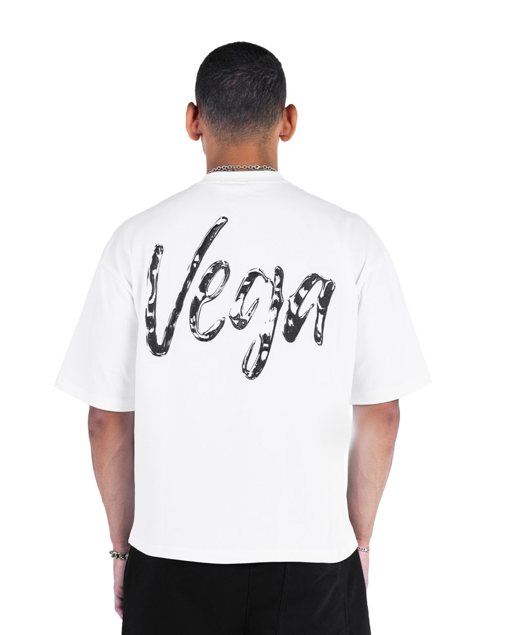 WHITE DOUBLE TEE