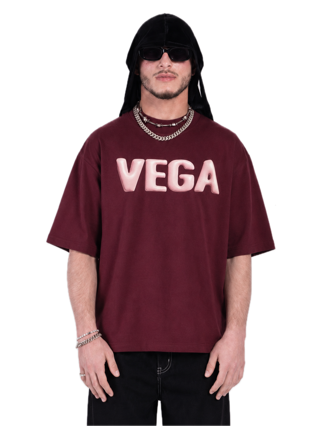 MAROON DRIFT T-SHIRT